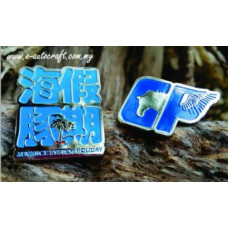 Badge Silver Gloss  2D Etching BDG/SG_01
